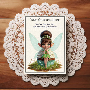 Whimsical Everyday Sentiment Storybook Fairy Postcard