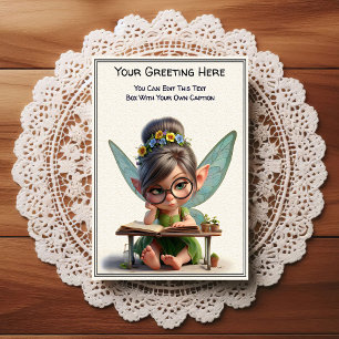 Whimsical Everyday Sentiment Storybook Fairy Postcard