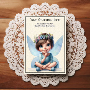 Whimsical Everyday Sentiment Storybook Fairy Postcard