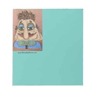 Whimsical Face Notepad