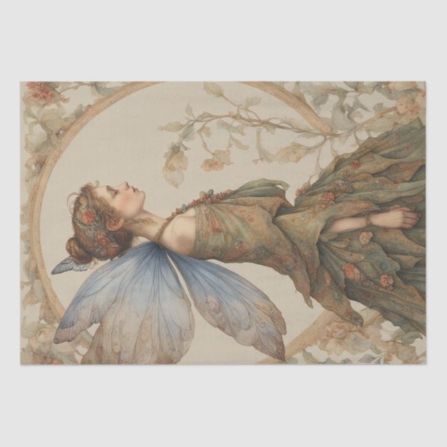 Whimsical Fairy 2 Decoupage Paper (Front)