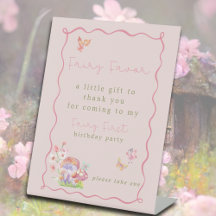 Whimsical Fairy First Birthday Party Favour