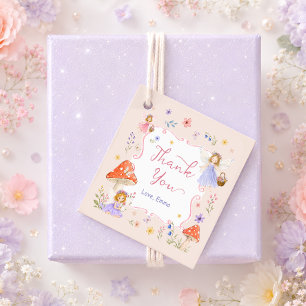 Whimsical Fairy Garden Birthday Party Thank You Favour Tags
