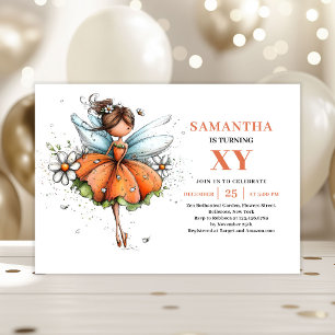 Whimsical Fairy Girl 6th Birthday Magical invite