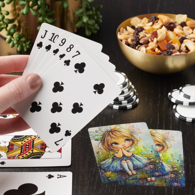 Whimsical Fairy Playing Cards (In Situ)