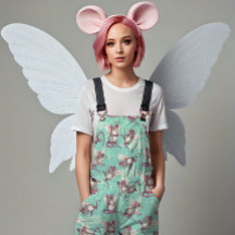 Whimsical Fairy Rats - blue