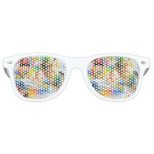 Whimsical Fairy Tale Illustration Retro Sunglasses