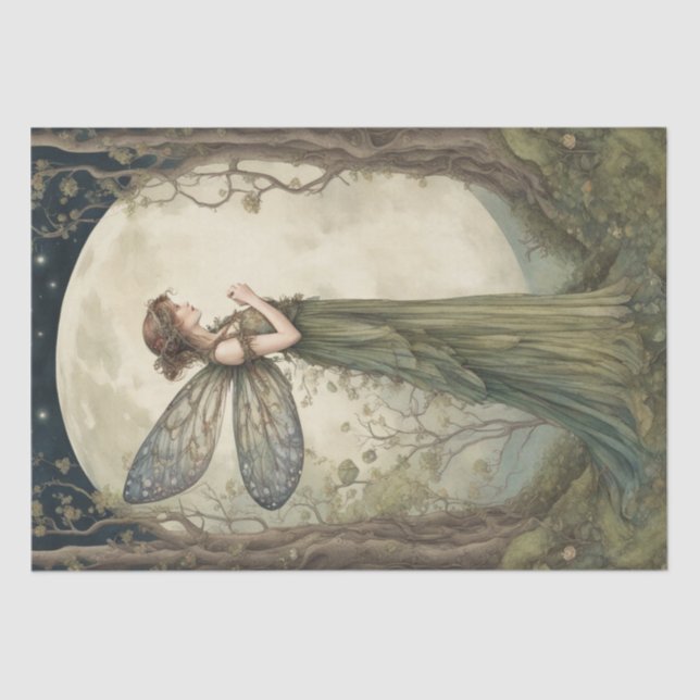 Whimsical Fairy Tissue Paper (Front)