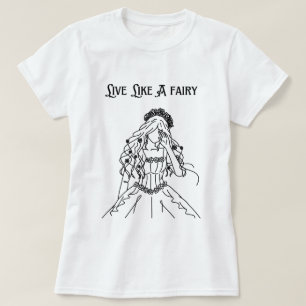 Whimsical fairy Top - cottage tshirt