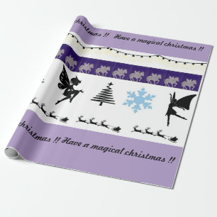 Whimsical , fairy wrapping paper