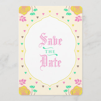 Whimsical Fairytale Wedding Save the Date Card