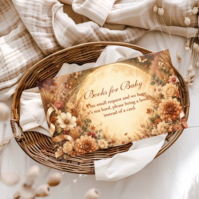 Whimsical Fall Boho Books for Baby Enclosure Card (Creator Uploaded)