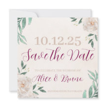 Whimsical Fall Save the Date Cards