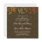 Whimsical Fall Wedding Invitation