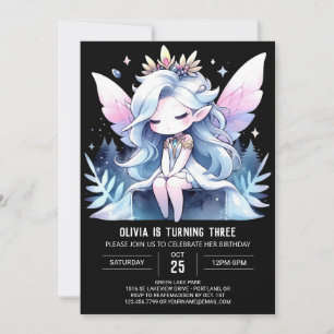 Whimsical Fantasy Fairy Birthday Invitation