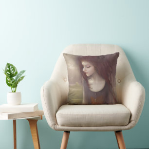Whimsical Fantasy Little Fairy Cushion