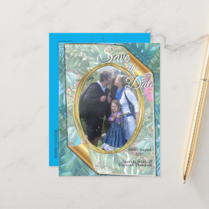 Whimsical Fantasy World with a Tropical Flavour Announcement Postcard