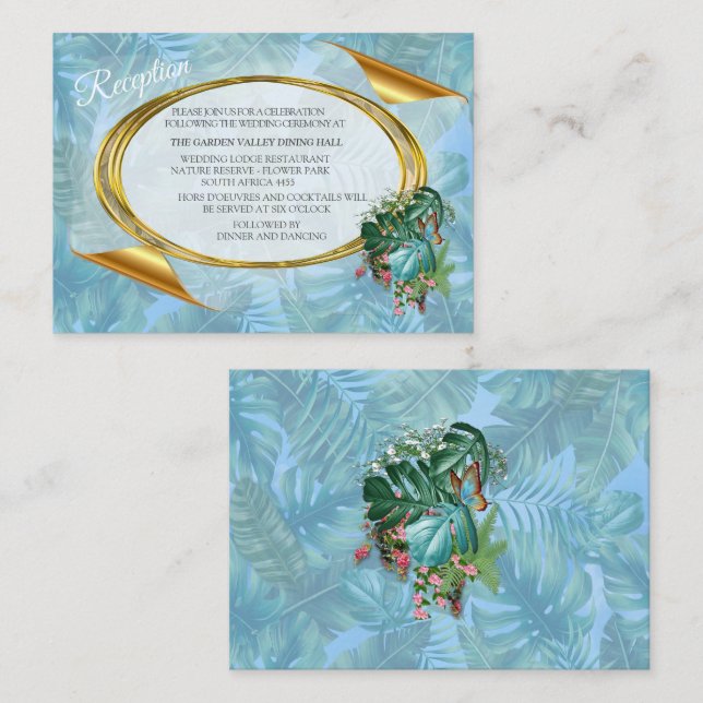 Whimsical Fantasy World with a Tropical Flavour Enclosure Card (Front/Back)