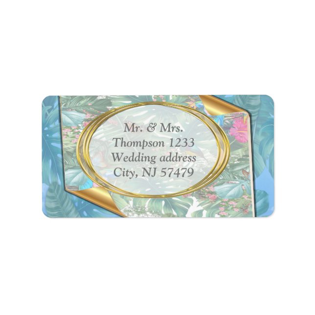 Whimsical Fantasy World with a Tropical Flavour Label (Front)