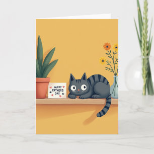 Whimsical Fathers Day Hearts Card