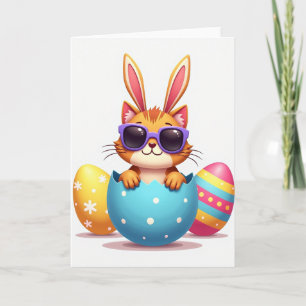 Whimsical Feline Friend Card