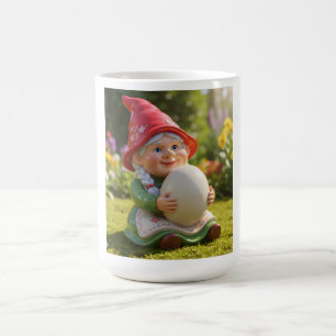 Whimsical Female Garden Gnome Coffee Mug