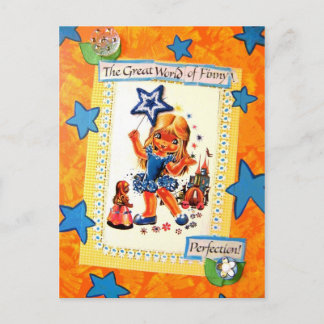 Whimsical Finny - Vintage Postcard