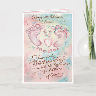 Whimsical First Time Mum Mother's Day Card