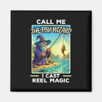 Whimsical Fishing Wizard