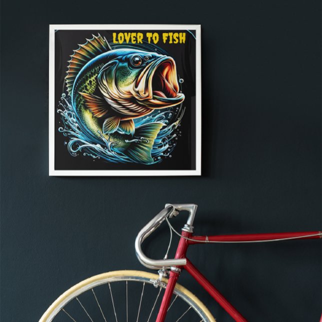 Whimsical Fishy A Mouthy Design Poster (Creator Uploaded)