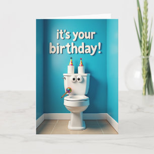 Whimsical Fixture Birthday Card