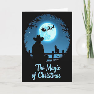 Whimsical Flight Christmas Card