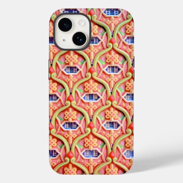 Whimsical Floral Art Nouveau Pattern Case-Mate iPhone Case (Back)
