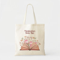 Whimsical Floral Butterflies Library Book