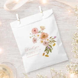 Whimsical floral favour bags, Bohemian Flowers Bag