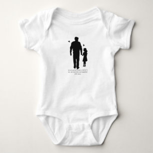 Whimsical Floral Folk Art Pattern Baby One-Piece Bodysuit
