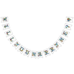 Whimsical Floral Marriage Proposal Bunting