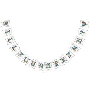 Whimsical Floral Marriage Proposal Bunting