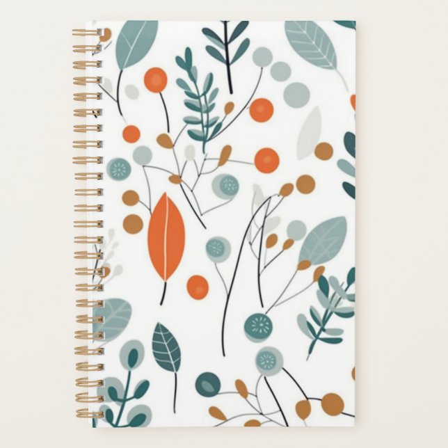 Whimsical Floral Patterns Planner (Front)
