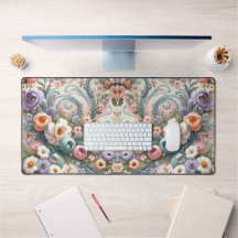 Whimsical Floral Swirls in Pastel 