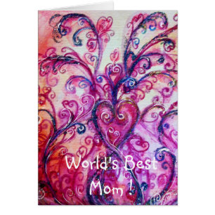 WHIMSICAL FLOURISHES HEART  / World's Best Mum