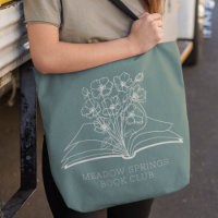 Whimsical Flower Bouquet Personalised Book Club