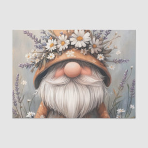 Whimsical Flower Gnome: Adorable Watercolor Art Tissue Paper