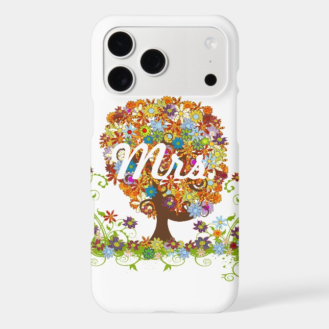 Whimsical Flower Tree Wedding (Back)