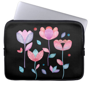 Whimsical Flowers Laptop Sleeve