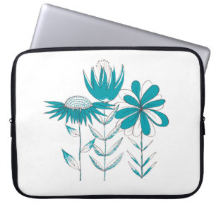 Whimsical Flowers Laptop Sleeve