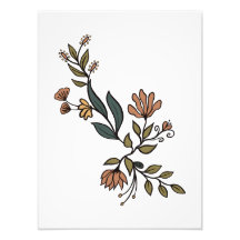 Whimsical Flowers & Leaves Bouquet