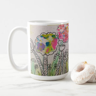 whimsical flowers Mug