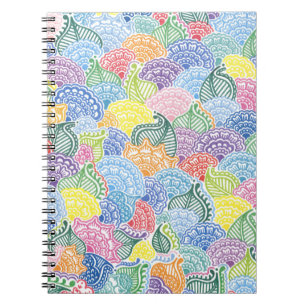 Whimsical Flowers Notebook