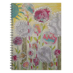 Whimsical Flowers Notebook
